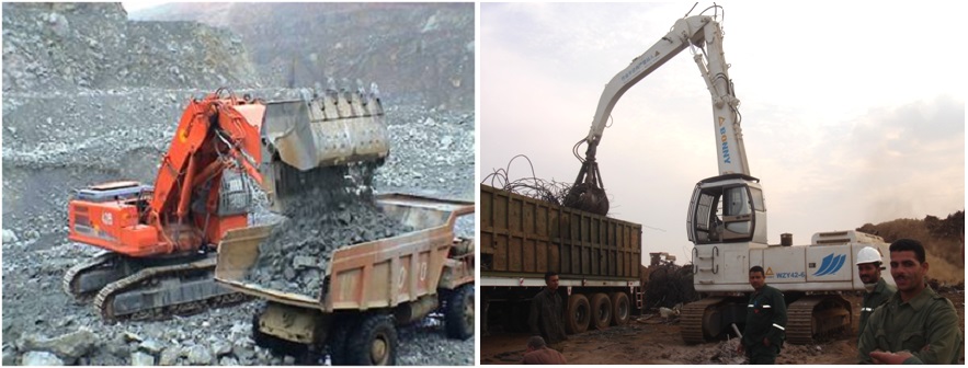 挖掘機(jī)、抓鋼機(jī)